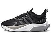 adidas Men's Alphabounce+ Running Shoe, Black/Carbon/Grey, 11.5