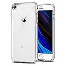 TENOC Phone Case Compatible with iPhone SE (2nd 2020 and 3rd 2022 Generation) & iPhone 7 & iPhone 8, Clear Case Shockproof Protective Bumper Slim Cover for 4.7 Inch