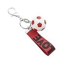 Enakshi Mini Soccer Keychain Metal Keyring Sport Key Chains for Men Women Boys Girls Red |Clothing, Shoes & Accessories | Womens Accessories | Key Chains, Rings & Finders