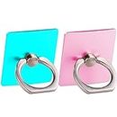 [2 Pack] Cell Phone Ring Holder Stand,CaseHQ Finger Grip Loop Mount 360 Degree Rotation Universal Smartphone Kickstand for iPhone X 8 7 7Plus Samsung Galaxy S9 S9 Plus S7 S8 LG Google (Teal+Pink)