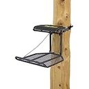 Rivers Edge RE562, Big Foot Rogue, Lever-Action Hang-On Tree Stand with TearTuff Flip-up Mesh Seat, Large 27.5"x 24" Platform,Black