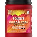 Folgers Breakfast Blend Ground Coffee, Mild Roast, 10.8 Ounce