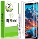 IQShield Screen Protector Compatible with Samsung Galaxy Note 8 (2-Pack)(Case Friendly)(Not Glass) Anti-Bubble Clear TPU Film
