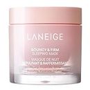 LANEIGE Bouncy and Firm Sleeping Mask: Revitalize, Smooth, Peony & Collagen Complex, Barrier-Boosting Hydration