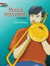 Libro para colorear instrumentos musicales de McHenry, Ellen J.
