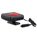IFUFR Portable Car Heater 12V 150W Auto Windshield Fast Defroster Defogger Fan, Automobile Car Heater Fan Plug in Cigarette Lighter, with Heating and Cooling 2 in 1 Modes