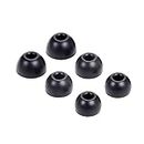 Replacement Silicone Tips Earbuds Buds Eartips Set for Beats Studio Buds Wireless Earphone Headphones,3 Pairs (Black)