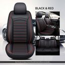 For TOYOTA Leather Seat Covers Full Set 5-Seats Front & Rear Cushion Accessorie*