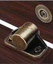 Sunivaca Magnetic Door Catch, with Neodymium Magnet Cabinet Catches, Cupboard Catches, Door Closers for Interior Door, 2 Pack Bronze