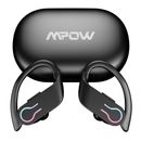 Mpow Wireless Earbuds Earphones Headphones Ear Hook Mic for Gym Sports Earbuds