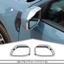 For 2022 - 2024 Ford Maverick ABS Chrome Rearview Side Mirror Eyebrow Cover Trim