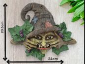 Placa de pared Endora bruja decoración mágica para el hogar y el jardín 24 cm