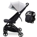 Lightweight Stroller Compact One-Hand Fold Travel Stroller for Airplane Friendly