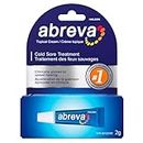 Abreva Cream Tube Cold Sore Treatment, Heals your cold sore in 4.1 days*, Contains docosanol to protect healthy cells against the virus, 2 g
