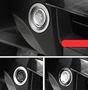 Bling Accessories - Adhesivo para botón de encendido con un solo clic para iniciar la cubierta decorativa para Cadillac CT4/CT5/XT4/XT6 Automotive Interior Refit (Plata)