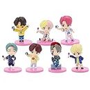 Kawaii Kart™ | BTS Tiny Tan - Baskin Robbin (Set of 7)| BTS Merchandise for BTS Army and Kpop Lovers (Size - 8 cm)
