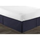 Latitude Run® Acampo Bed Skirt Cotton in Blue/Brown | 39 W x 80 D in | Wayfair 1DCB829FAAF74C41B3C562DB7FF61E1F