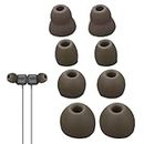 4 Pairs Replacement Earbuds Eargels Silicone Earbud Tips For Beats Flex/Beats X/Beats Powerbeats Pro Wireless Earphone