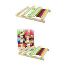 Weaving Loom Kit Improve Hand Eye Coordination for Adults Beginners Portable