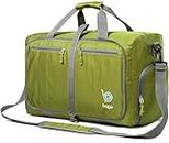 bago Duffel Bags for Traveling - 80L Medium Duffel Bag with Shoe Compartment - Explore The World in Style & Convenience - Durable, Lightweight & Foldable Travel Duffle Bag (Green)