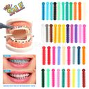 Dental Orthodontic Ligature Ties Elastic Bands Braces 1040 pcs/pack 43 Colors