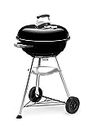 Weber Compact 47 Charcoal Grill (Black), Free Standing