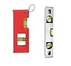 Gadget Deals Combo of 12 inch Engineer Precision Level and 4 inch Mini Spirit Level with Magnet Pack of 2 Magnetic Engineer's Precision Level (30 cm)
