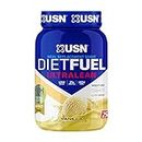 USN Diet Fuel Ultralean Meal Replacement Shake Powder, Vanilla Flavour, Ready Made High Protein Shake Powdered Drink Mix, Low Calorie Diet & Weight Loss Powder, 25g Protein - 1kg
