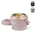 Crock-Pot Electric Lunch Box, Portable Food Warmer for On-the-Go, 20-Ounce (591 mL), Blush Pink