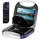 Magnavox MTFT750-PL Purple 7 Inch Portable DVD Player With Remote Control, And Car Adapter, TFT Screen, CD Player