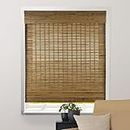 Arlo Blinds Dali Native Cordless Bamboo Shades Blinds - Size: 45" W x 60" H, Cordless Lift System ensures Safety and Ease of use.
