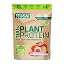 USN 100% Pure Plant Protein Polvere Fragola, Facile Digerire Proteine Vegane, Zucchero e Soia Libera