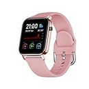 Smart Watch for Android and iOS Phone with 1.4" Touch Screen, Activity Fitness Tracker Heart Rate Sleep Monitor,5ATM Waterproof Pedometer Smartwatch Step Counter for Women Men and Kids (Pink)