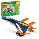 Lego Creator 3In1 Supersonic-Jet 31126 Building Kit (215 Pieces) Blue