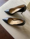 Michael Kors Black leather court shoes size 3 EU Size 36 Excellent Condition.