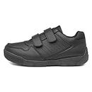 Trux Rob Boys Easy Fasten Shoe in Black - Size 3 UK - Black
