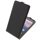 foto-kontor Tasche kompatibel mit Alcatel Pixi 4 6.0 4G Smartphone Flipstyle Schutz Hülle schwarz