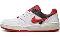 Nike Mens Full Force Lo-White/Mystic Running Shoes Red-Black-Sail-Fb1362-102-5.5Uk, 5.5 UK, Multicolor