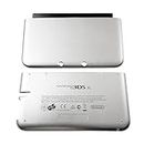 Original para 3DSXL - Carcasa extra A/E, 2 piezas de repuesto gris plateado, para consolas de juegos portátiles 3DS XL/LL 3DSLL, nuevas placas de cubierta superior/inferior personalizadas de edición
