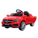 TOBBI Kids Ride On Car Mercedes-Benz Licensed Electric Toy W/RC for Children Red
