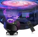 FLITI The Largest Coverage Area Galaxy Lights Projector 2.0, Star Projector, with Changing Nebula and Galaxy Shapes Space Night Light