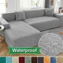 Waterproof Sofa Covers Thick Velvet Couch Cover Corner Slipcovers 1/2/3/4 Seater