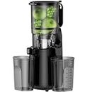 Cold Press Juicer, Amumu Slow Masticating Machines with 5.3" Extra Large Feed Chute Fit Whole Fruits & Vegetables Easy Clean Self Feeding Effortless for Batch Juicing, High Juice Yield, BPA Free 250W