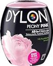 DYLON Washing Machine Fabric Dye Pod for Clothes & Soft Furnishings, 350g – Peony Pink
