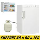 3-Way LP Gas Fridge Compact Propane Refrigerator with Freezer 12V DC 3.5 Cu ft