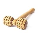 Tuuli Accessories Face Massage Roller Tool Head Massager Maderotherapy Wooden