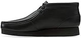 Clarks Men's Stinson Hi Boot, Black Leather, 8 M US