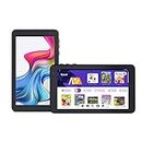 Laser 7-Inch Android Tablet with 32GB Storage, Android 12 Go Edition, and Google Kids Space with Pink Case