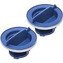 BlueStars (2024 Update) WPW10077881 Dishwasher Rinse Aid Cap - Ultra Durable Dispenser Cap Fit for Whirlpool KitchenAid Dishwashers - Replaces W10077881 PS11748135 AP6014865 - PACK OF 2