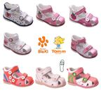 Toddler Girls Kids Summer Sandals Beach Occasion Shoes Leather Insole 4-8.5UK